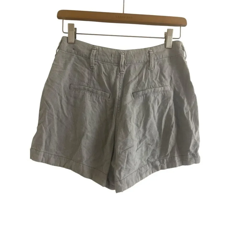 ✨Abercrombie & Fitch Linen Blend Mint Sz XS Shorts✨